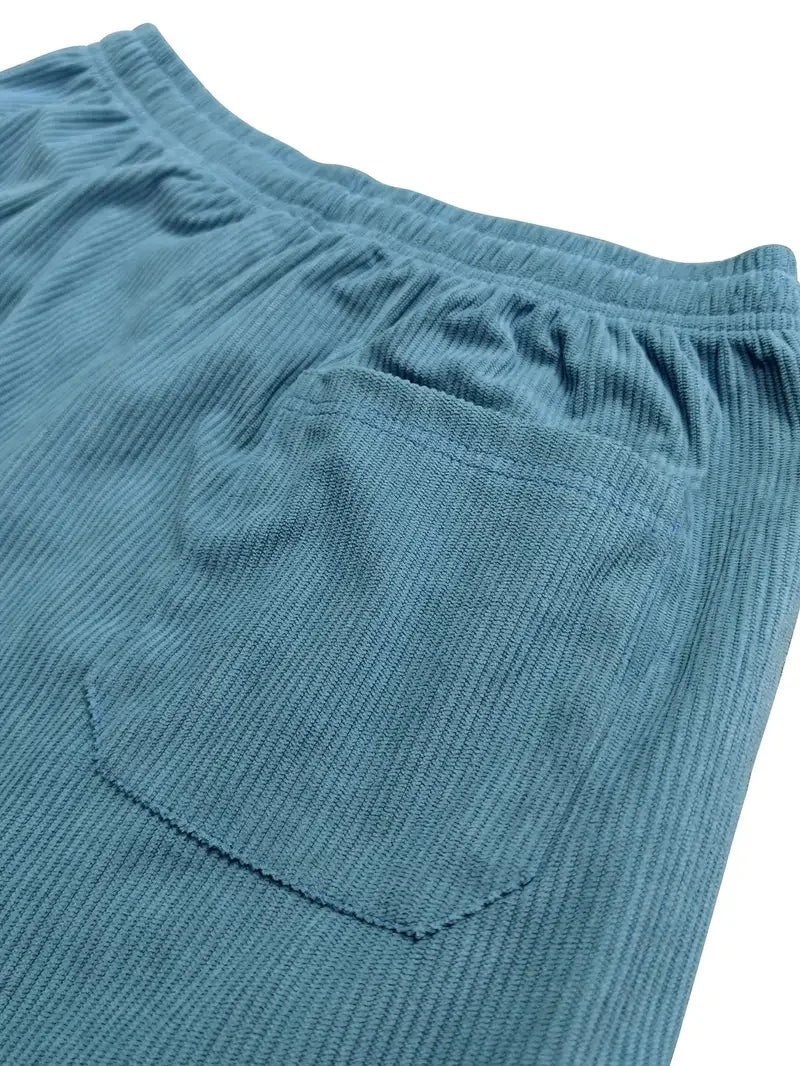 Kennedy™  – Pantaloni di Velluto a Coste in Tessuto Morbido