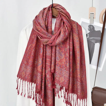 Adriana™  – Elegante Sciarpa Lunga con Stampa Etnica