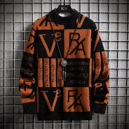 Manuele – Maglione girocollo stampato