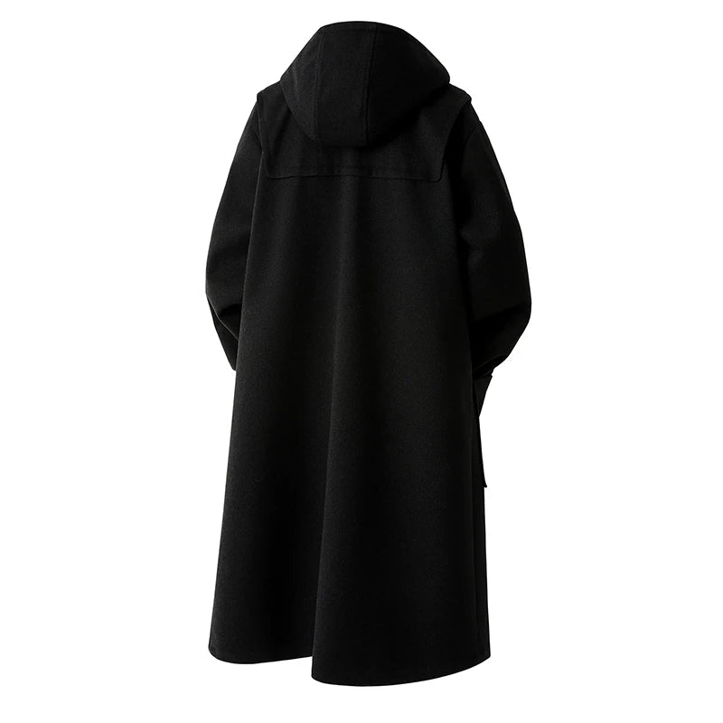 Dante - Trench spesso con cappuccio da uomo