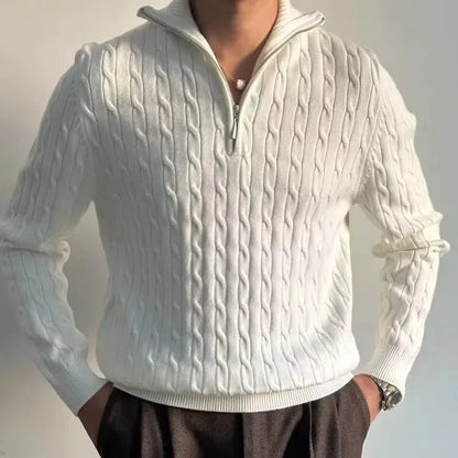 Rocco – Maglione lavorato a maglia a maniche lunghe da uomo