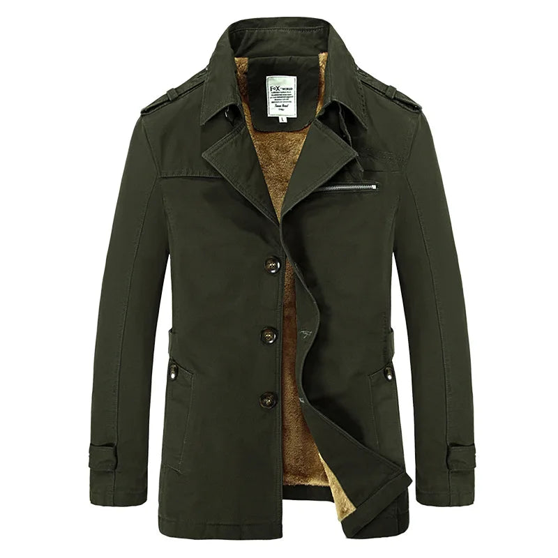 Edoardo – Giacca invernale lunga casual da uomo