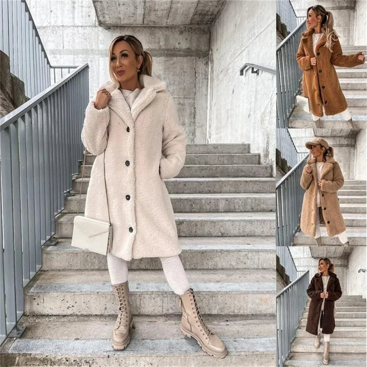 Jessica - Cappotto teddy elegante e avvolgente