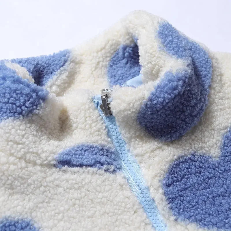 Felice – Giacca reversibile a forma di cuore