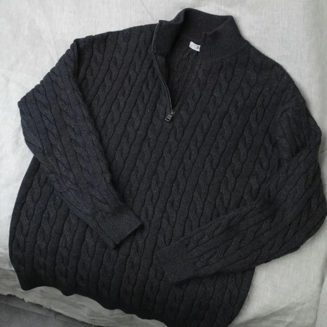 Rocco – Maglione lavorato a maglia a maniche lunghe da uomo