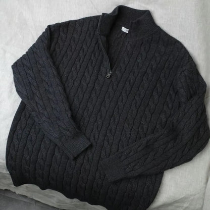 Rocco – Maglione lavorato a maglia a maniche lunghe da uomo