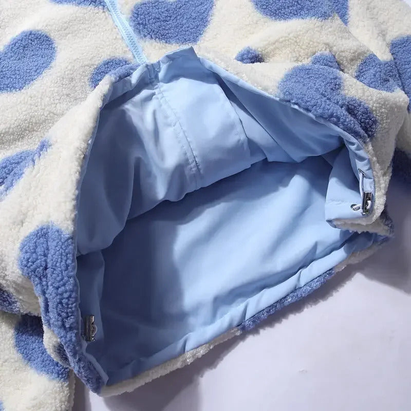 Felice – Giacca reversibile a forma di cuore