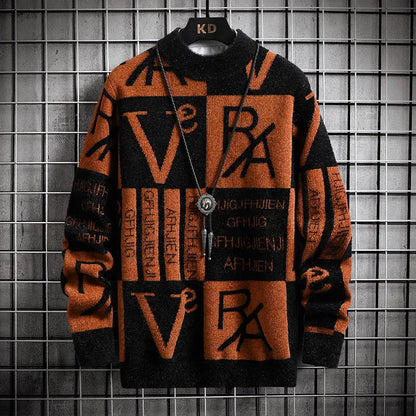 Manuele – Maglione girocollo stampato