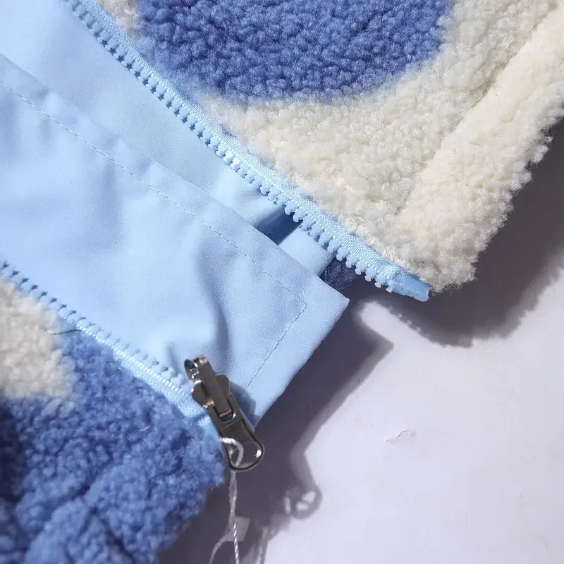 Felice – Giacca reversibile a forma di cuore