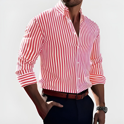 Zelindo™ – Camicia a Righe Classica da Uomo