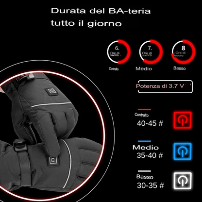 Alex  – Guanti da moto caldi invernali