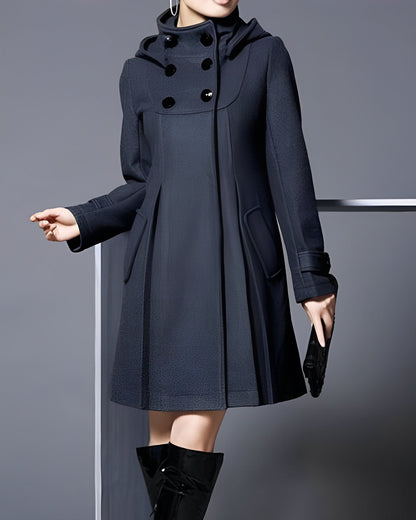Francine – Giacca elegante in lana con cappuccio