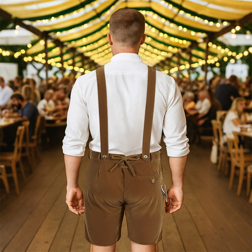 Lars – Traditionelle lederhosen med seler