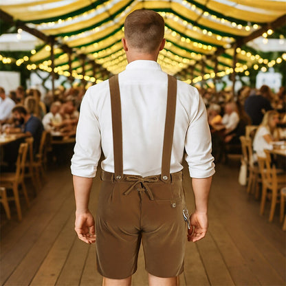 Lars – Traditionelle lederhosen med seler