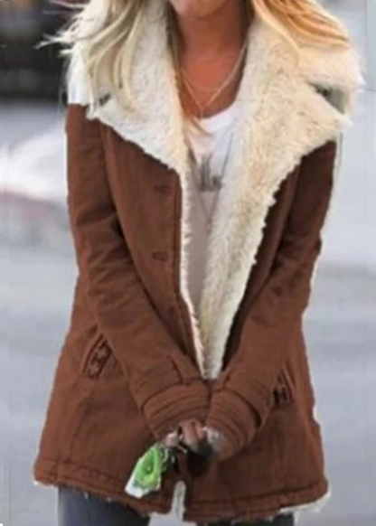 Dahlia – Giacca invernale con faux fur