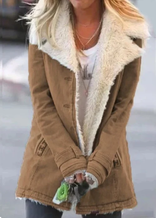 Dahlia – Giacca invernale con faux fur