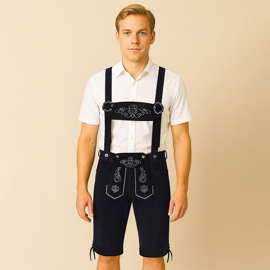 Jonas – Klassiske lederhosen med broderi