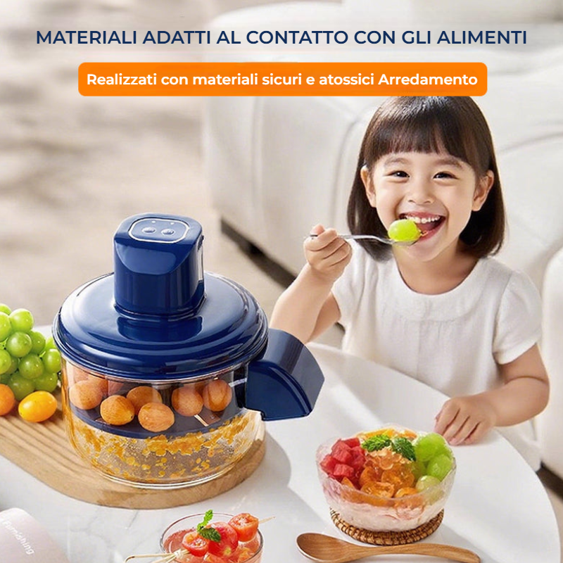 Tasso – Pelapatate Elettrico Trasparente