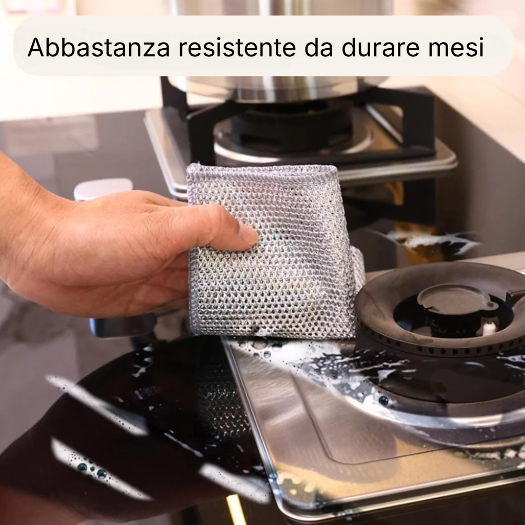 EasyClean – Filo d’Acciaio Metallico Doppia Faccia