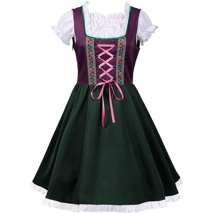 Chloe – Traditionel dirndl med forklæde