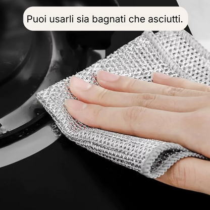 EasyClean – Filo d’Acciaio Metallico Doppia Faccia