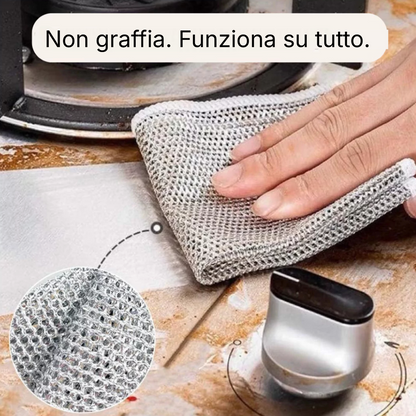 EasyClean – Filo d’Acciaio Metallico Doppia Faccia