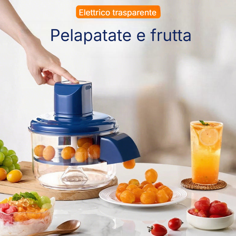 Tasso – Pelapatate Elettrico Trasparente