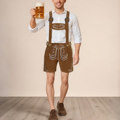 Lars – Traditionelle lederhosen med seler